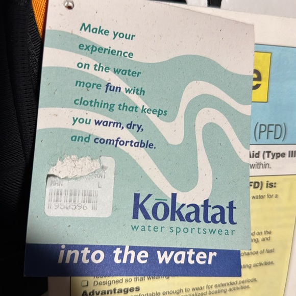 Kokatat Outfit Life Vest Personal Flotation Device Size Adult Large chest 44-48 - Picture 6 of 13